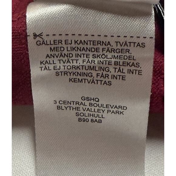 Gymshark Energy Seamless High Rise Perforated Leggings Burgundy Womens Small S - Picture 10 of 15